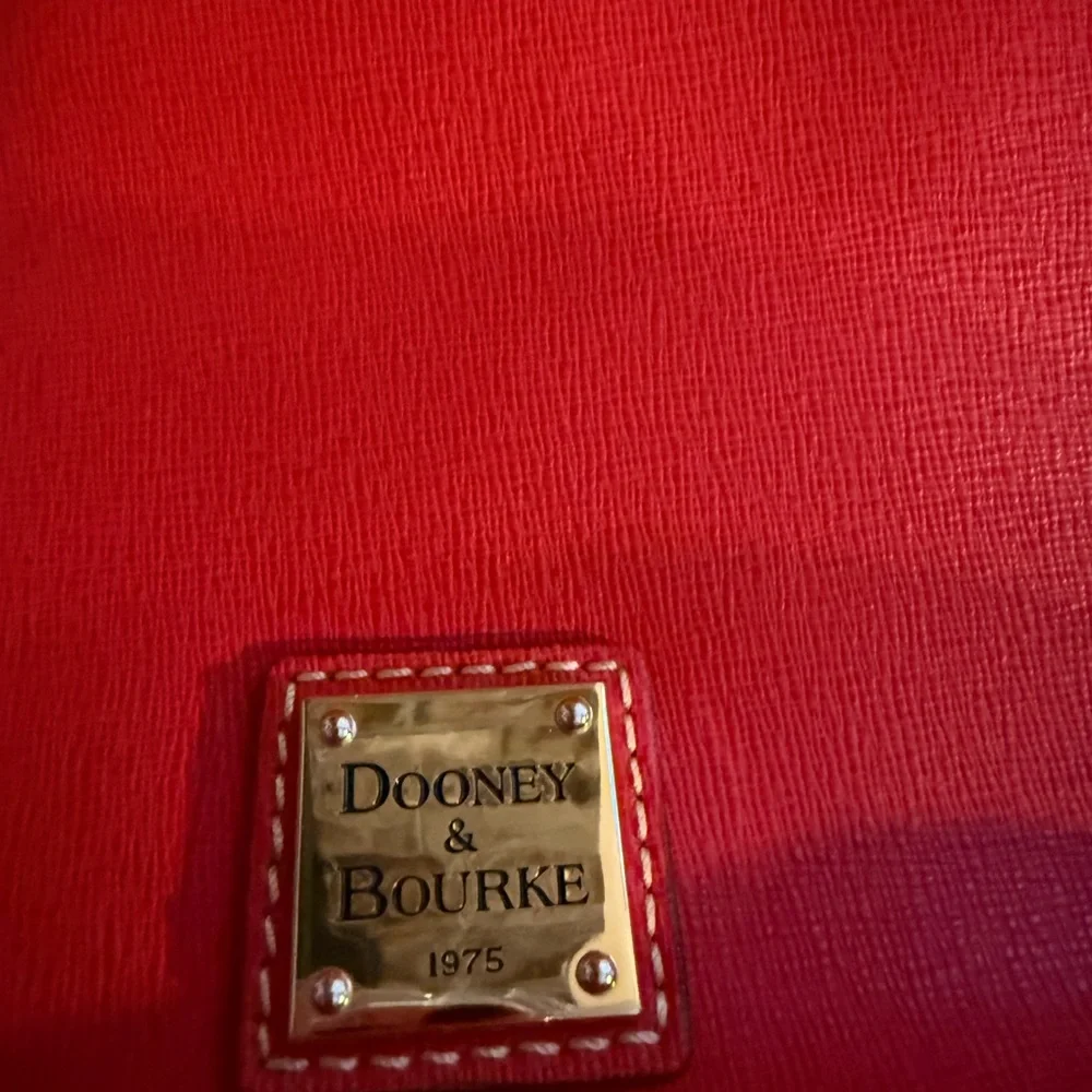 Dooney & Bourke Classic Red Satchel - Picture 4 of 4